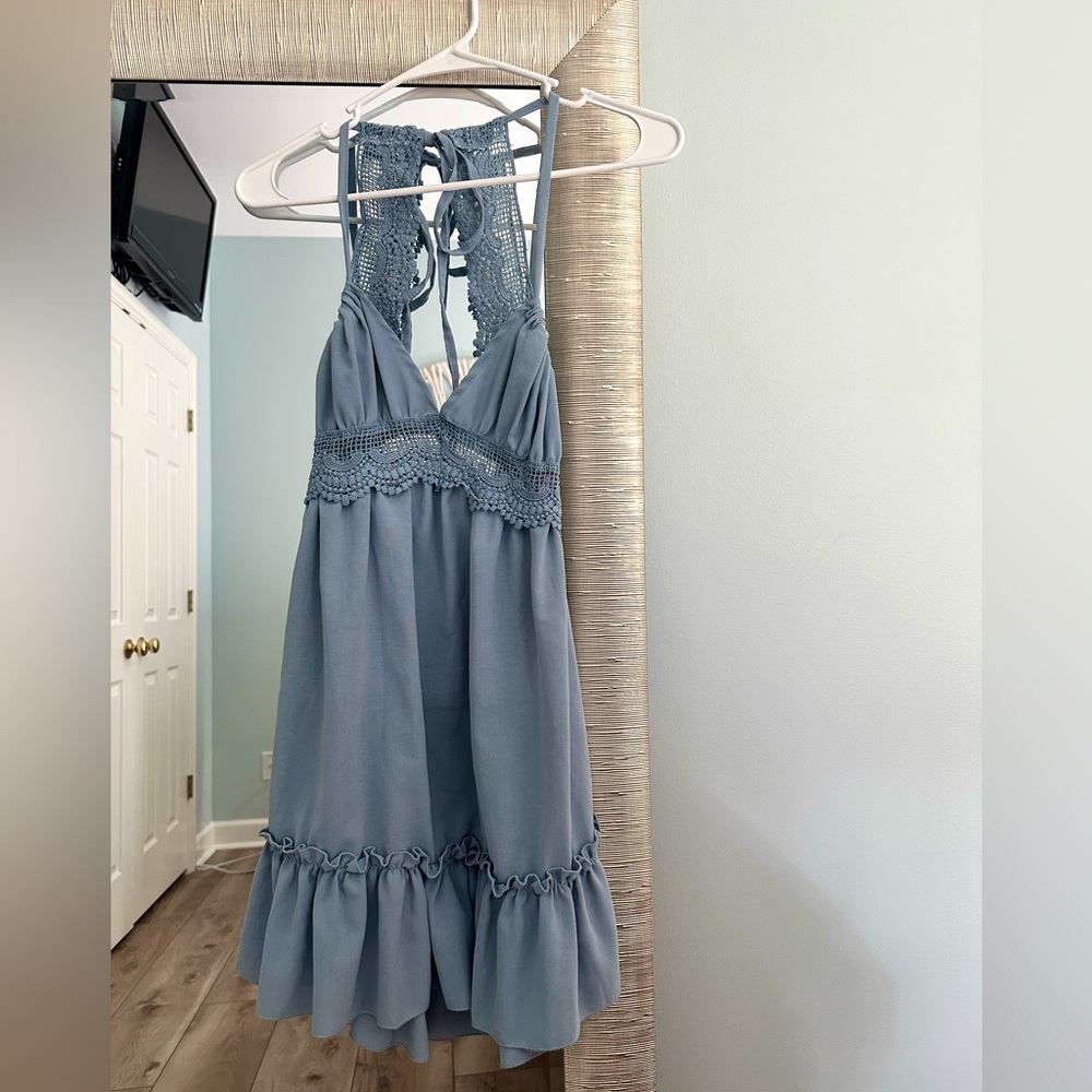 Blue summer dress from Amazon